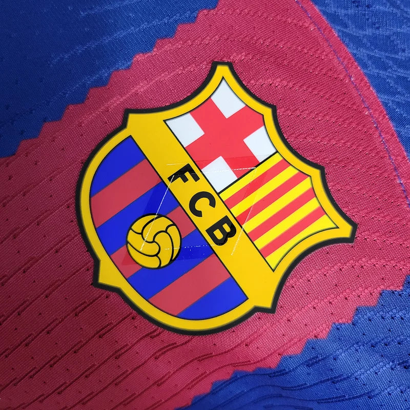 FC Barcelona 23/24 Home Jersey Long Sleeve Players Version