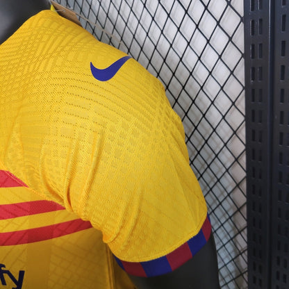FC Barcelona 23/24 Fourth Yellow Jersey Players Version