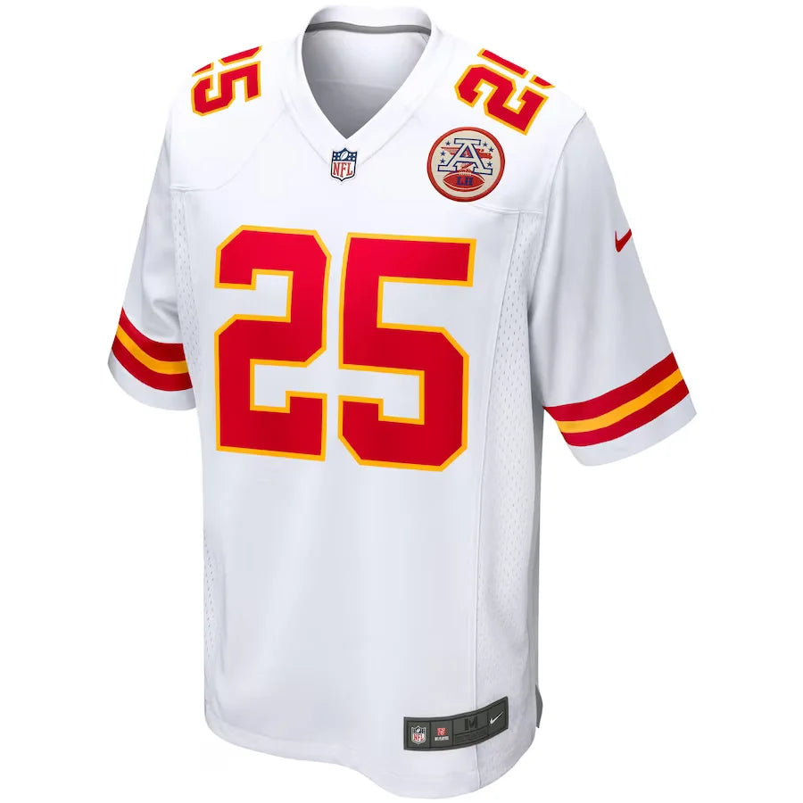 Kansas City Chiefs Clyde Edwards-Helaire White Game Jersey